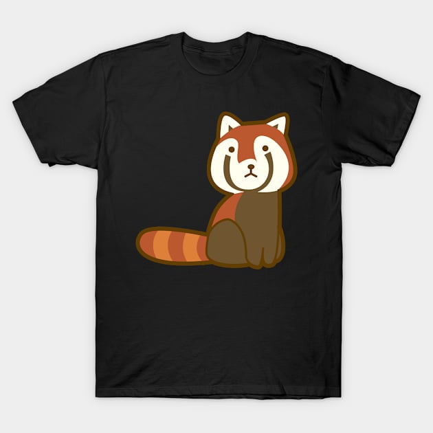 Red Panda T-Shirt by kawaii_shop